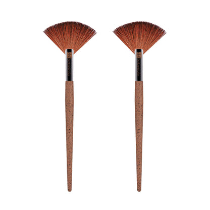 Coffee Ground Fan Brush Twin Value Savings Pack