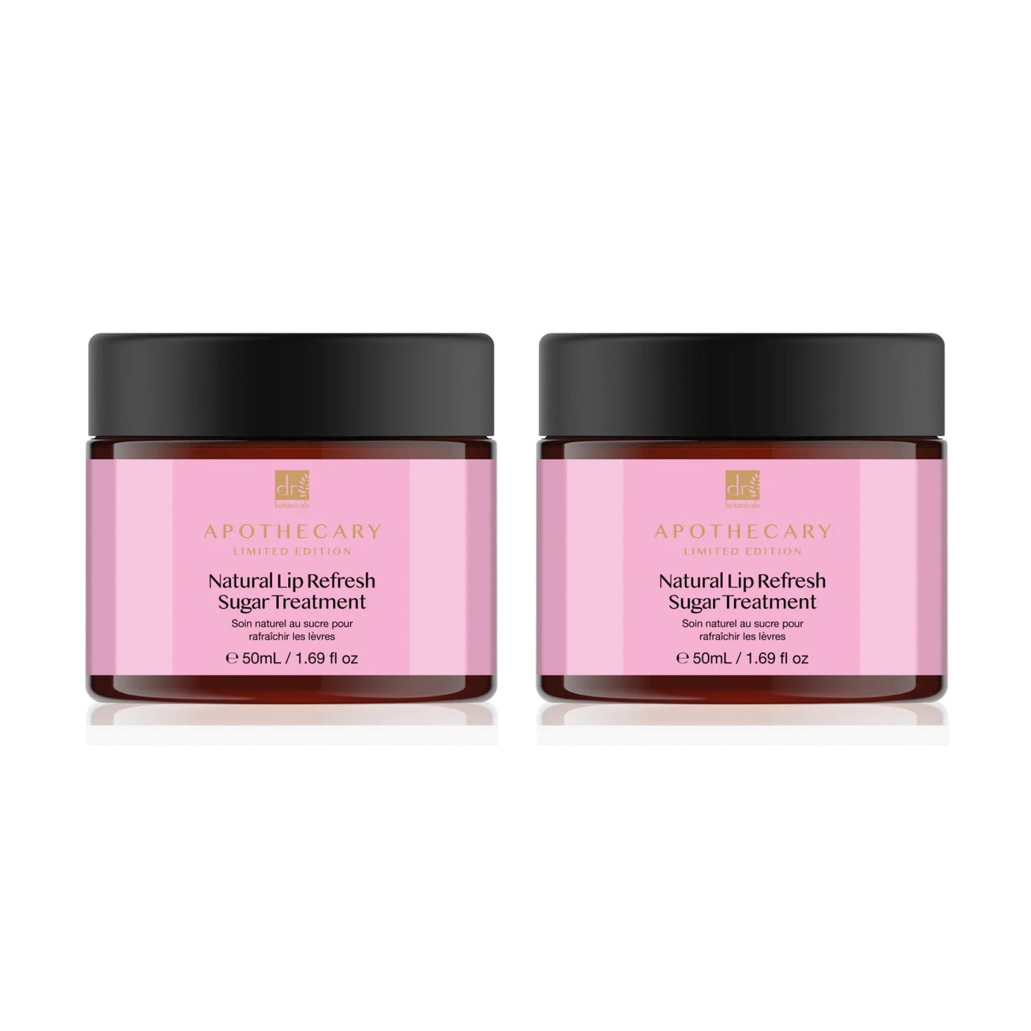 Natural Lip Refresh Sugar Treatment 50ml Twin Value Savings Pack