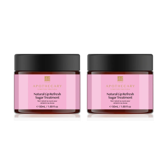 Natural Lip Refresh Sugar Treatment 50ml Twin Value Savings Pack