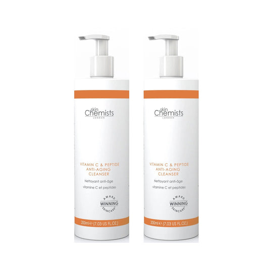 Vitamin C & Peptide Cleanser 200ml Twin Value Savings Pack