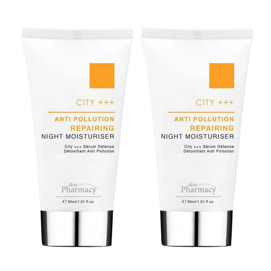 City +++ Anti-Pollution Repairing Night Moisturiser 30ml Twin Value Savings Pack