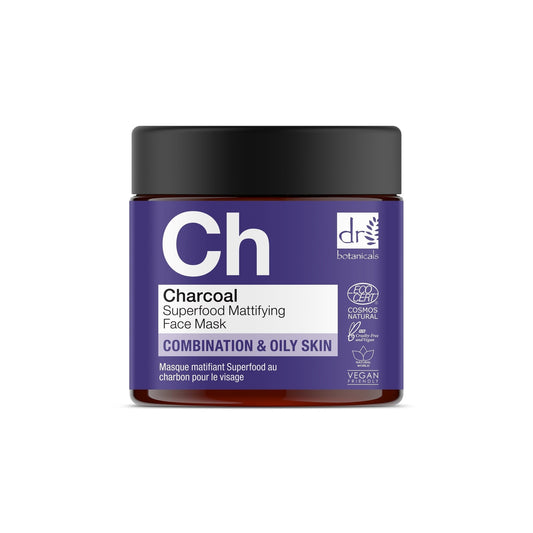 Charcoal Superfood Mattifying Face Mask 60ml x 2 Duo Pack