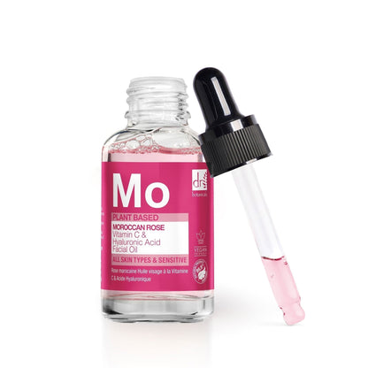 Moroccan Rose Facial Oil with Hyaluronic Acid & Vitamin C 30ml x 2 Duo Pack