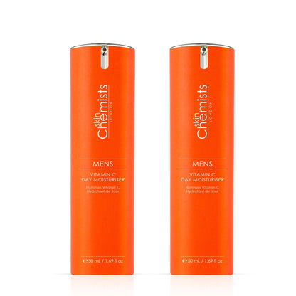 Men's Vitamin C Day Moisturiser 50ml Twin Value Savings Pack