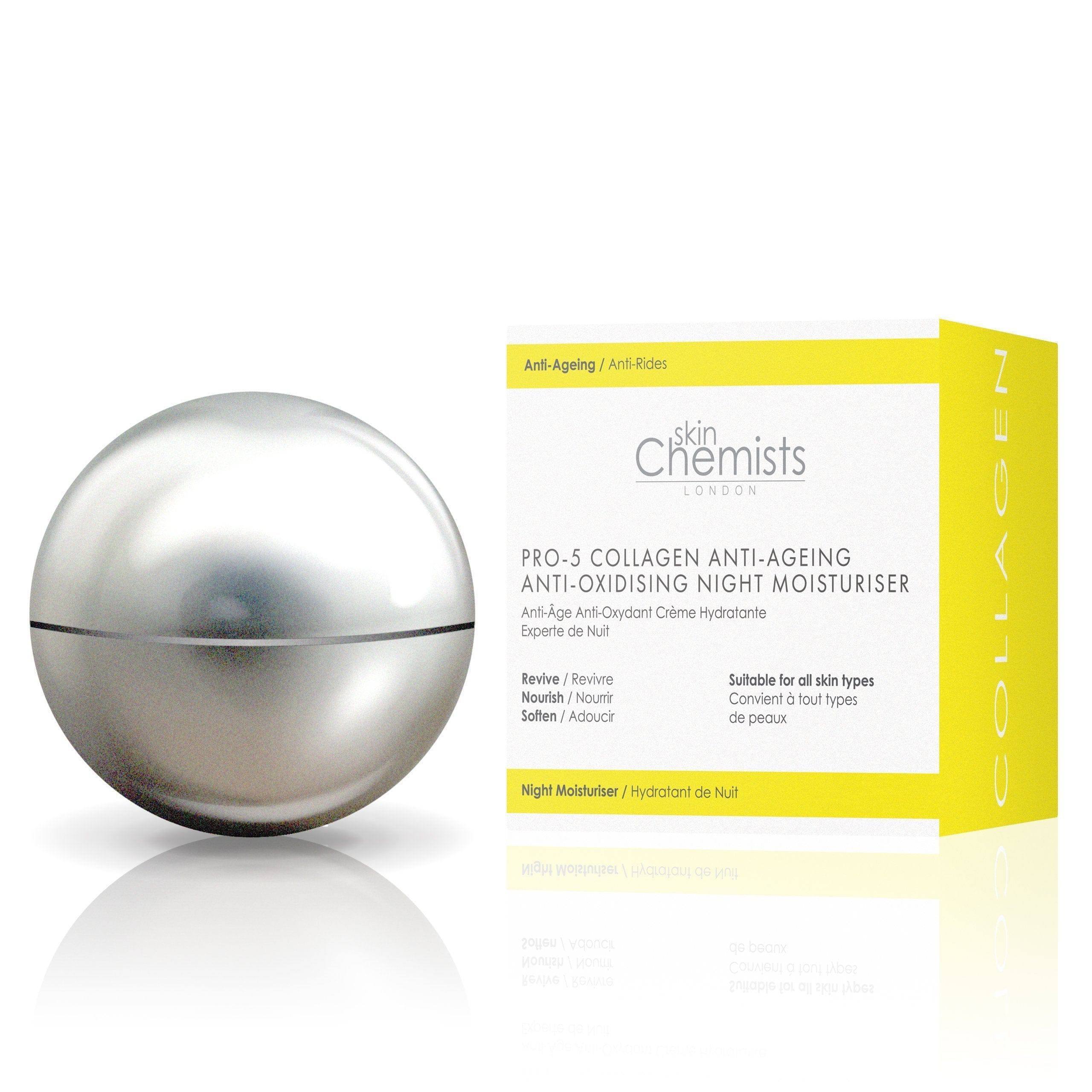 Pro-5 Collagen Anti-Ageing Anti-Oxidising Night Moisturiser - skinChemists