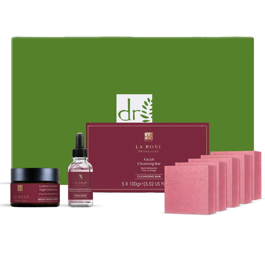 Anti-Ageing La Rose Française Evening Skincare Women's Deluxe Gift Set