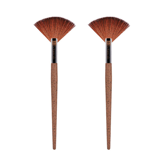 Coffee Ground Fan Brush Twin Value Savings Pack