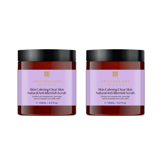 Skin Calming Clear Skin Natural Anti-Blemish Scrub 120ml Twin Value Savings Pack