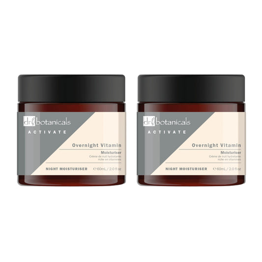 Activate Overnight Vitamin Moisturiser 60ml Twin Value Savings Pack