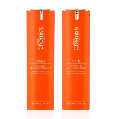 Men's Vitamin C Night Moisturiser 50ml Twin Value Savings Pack
