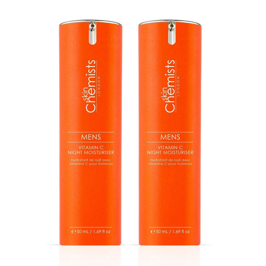 Men's Vitamin C Night Moisturiser 50ml Twin Value Savings Pack