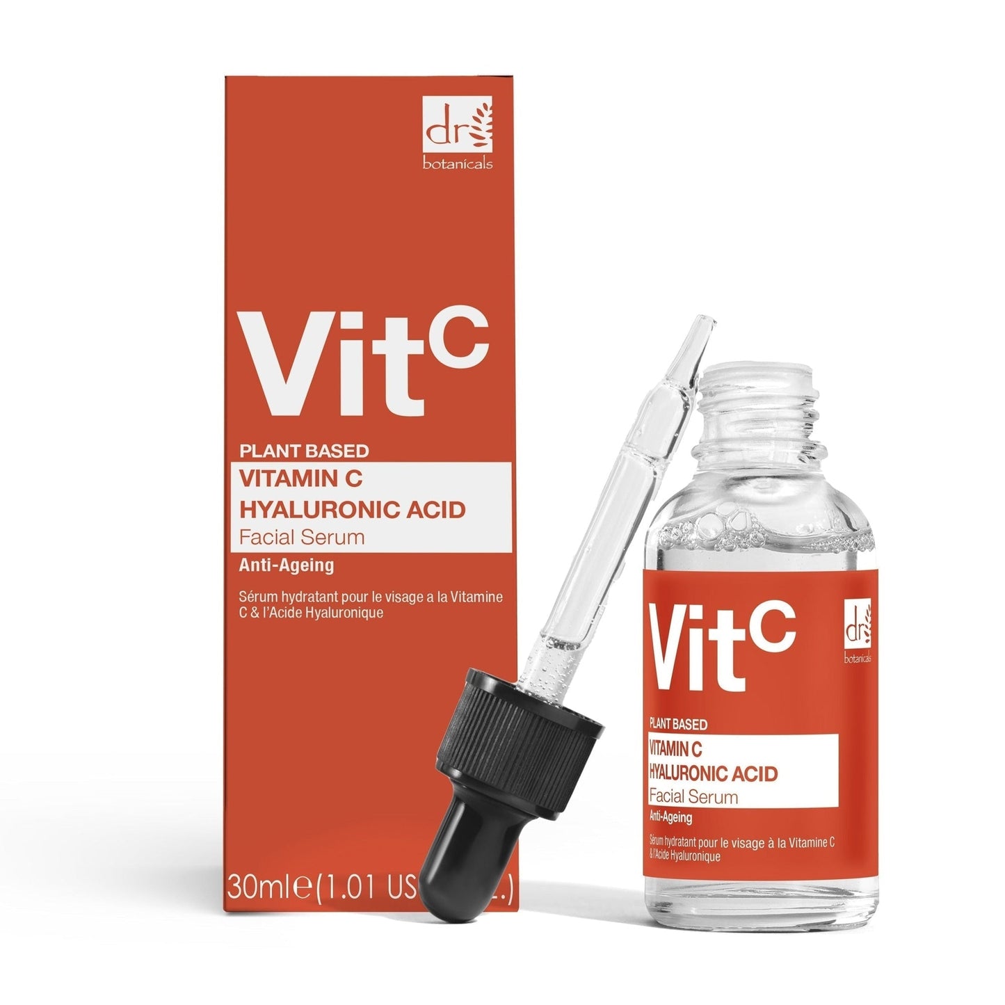 Vitamin C 5% & Hyaluronic Acid 2% Hydrating Facial Serum 30ml